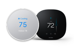 Icon of ecobee and Google Nest thermostats